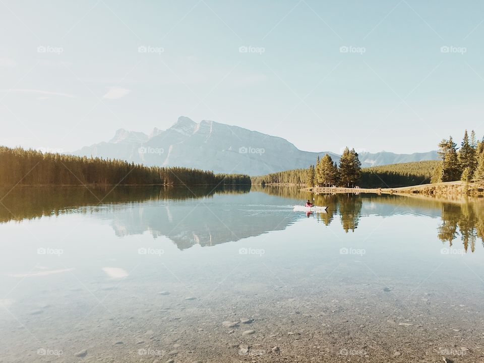 Two Jack Lake in Banff. 