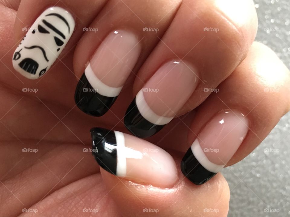 Star Wars inspired nails