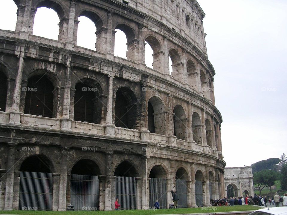 Colosseum, Architecture, Amphitheater, No Person, Stadium