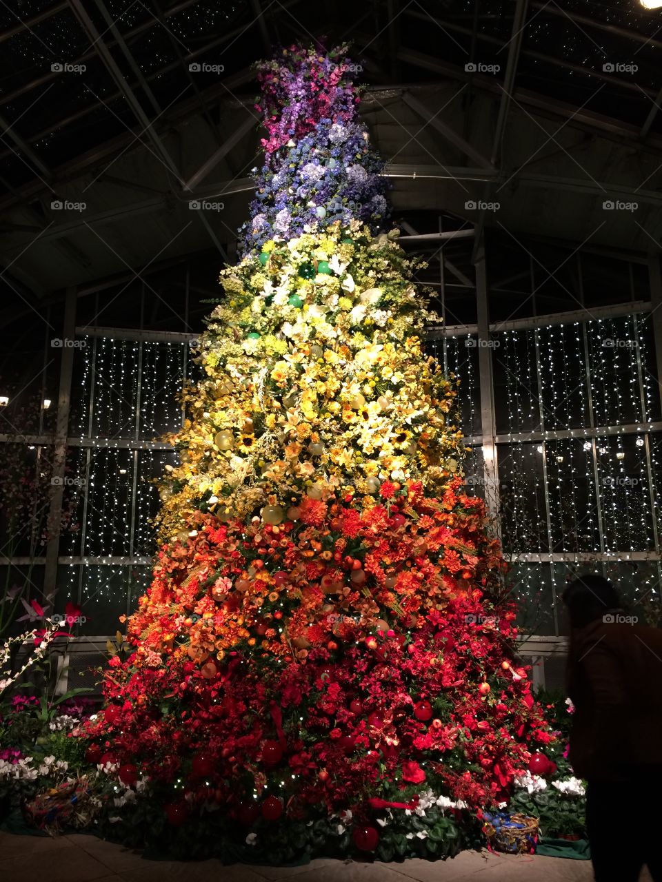 Rainbow Christmas tree