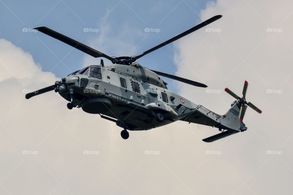 French NH90 overhead Woensdrecht 