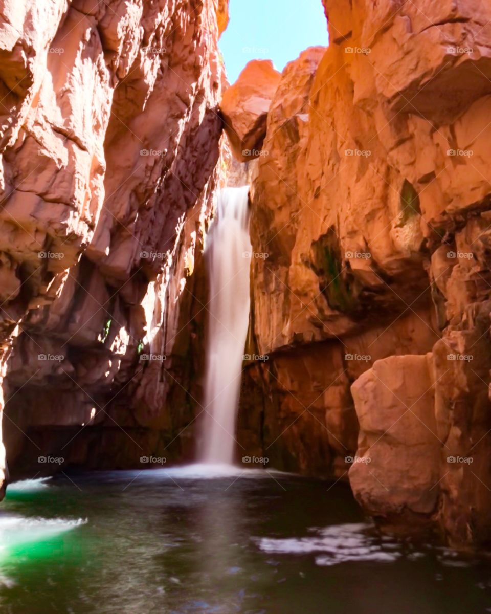 Long Exposure of Cibeque Falls, Arizona 