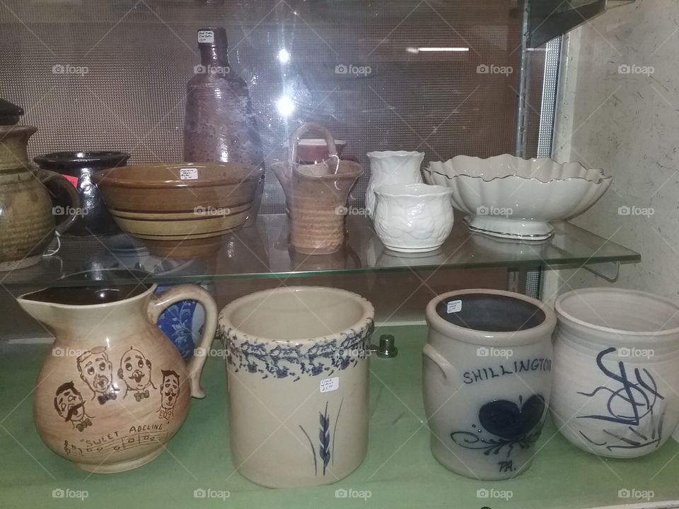 antique pottery