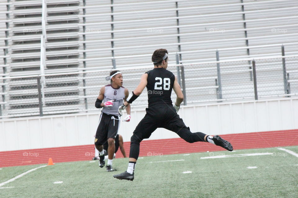 Airborne . 7 on 7 football game