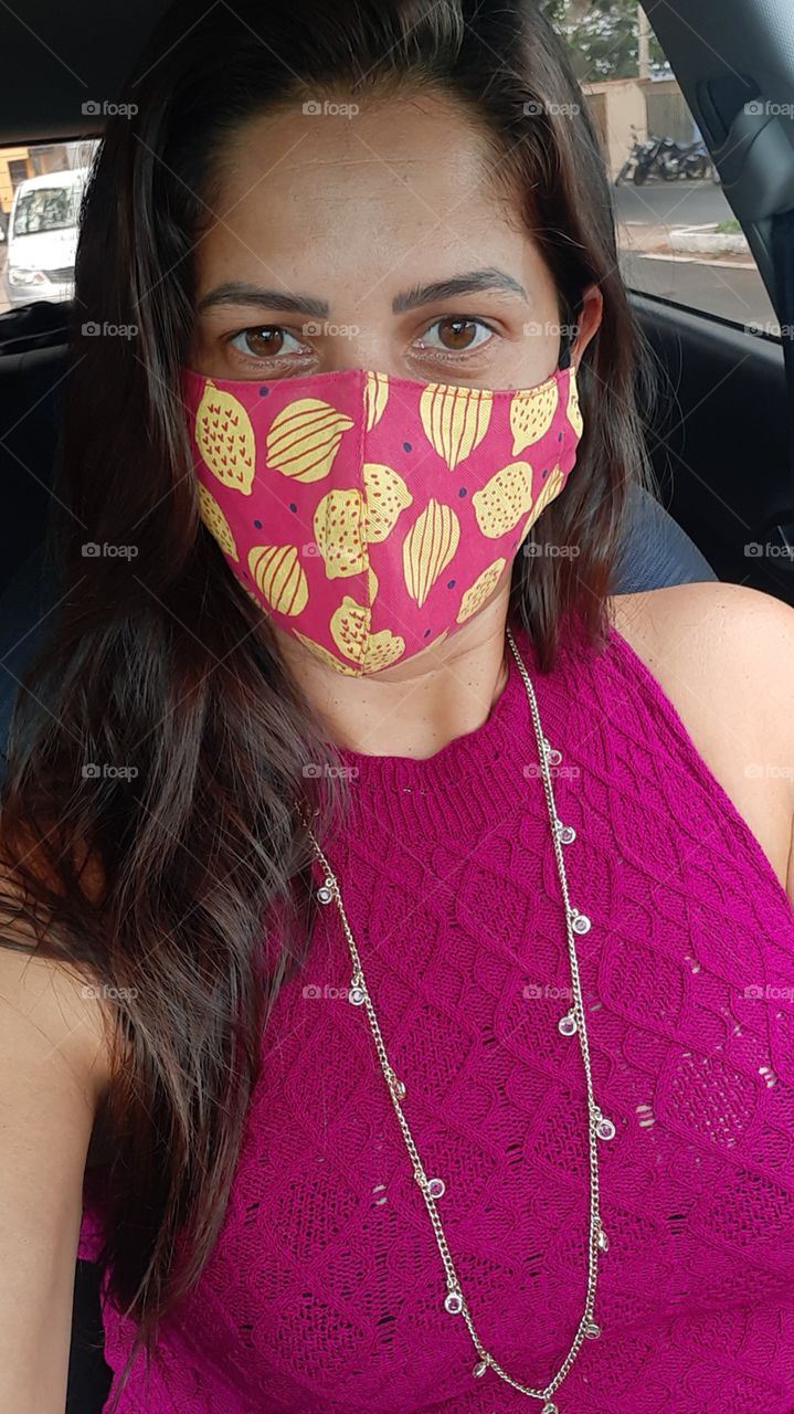 woman masks protection against coronavirus