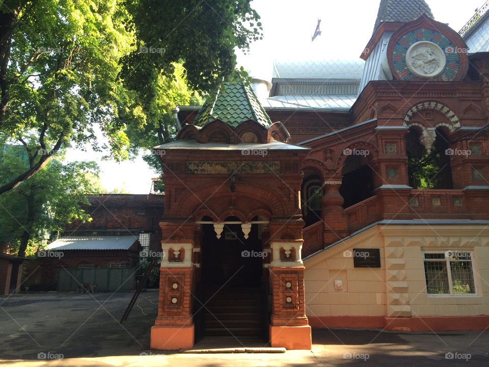 Facade in Moscow 