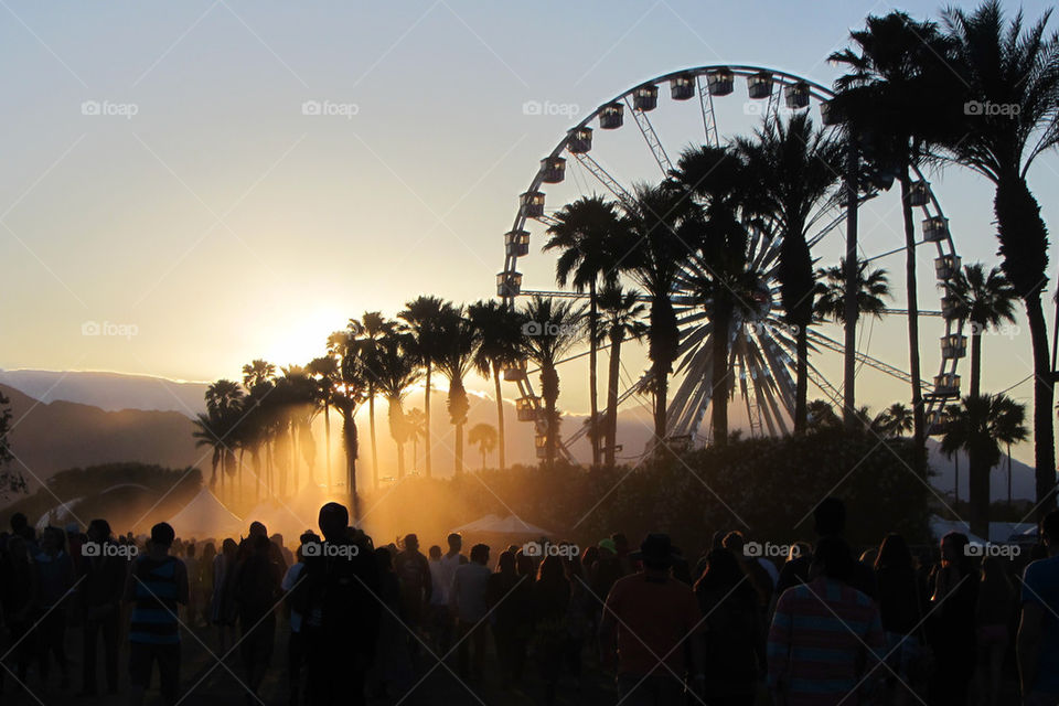 Coachella Sunset Love