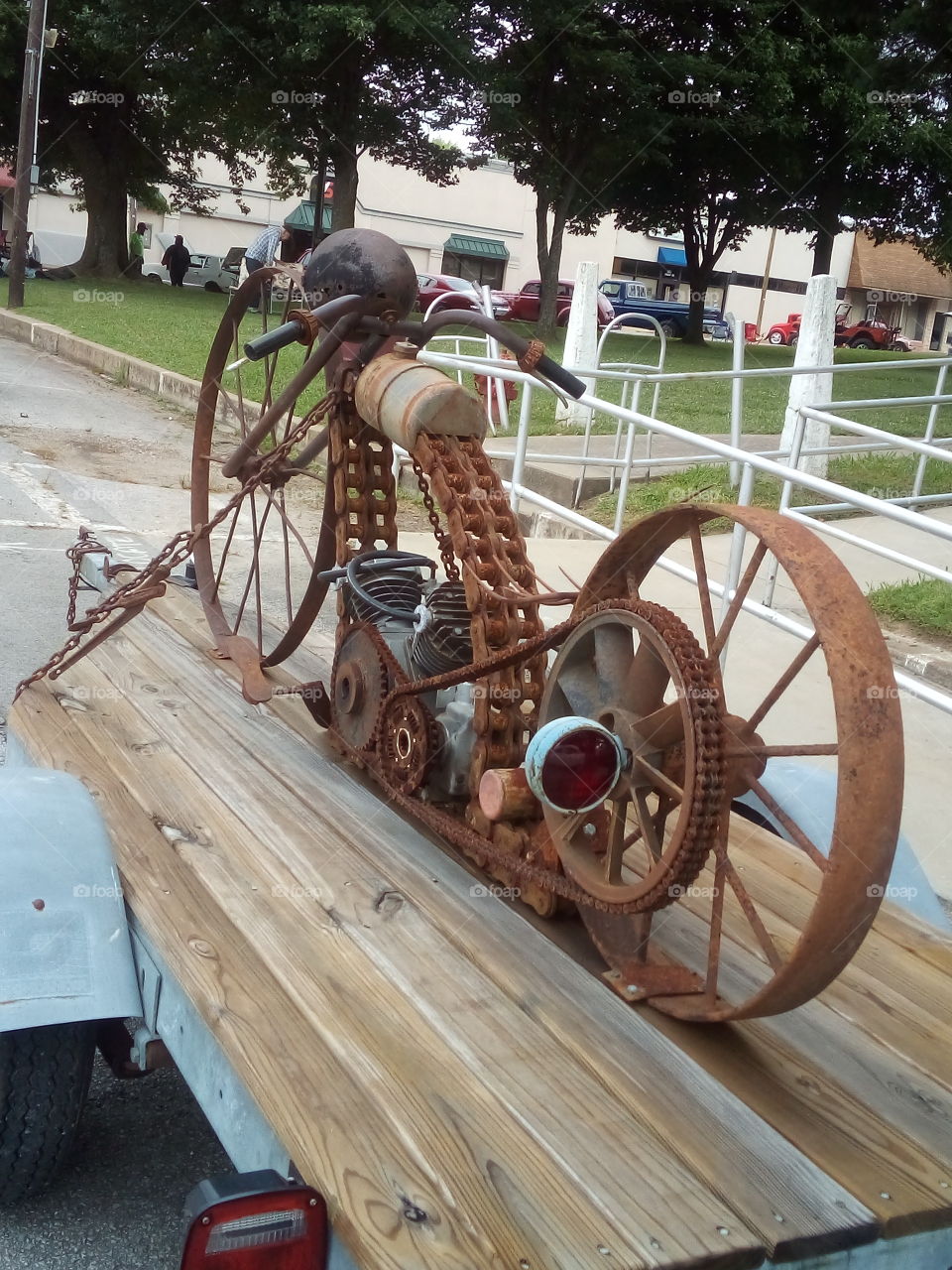 is this old or what? just a little rusty but In great shape just needs a little t.l.c