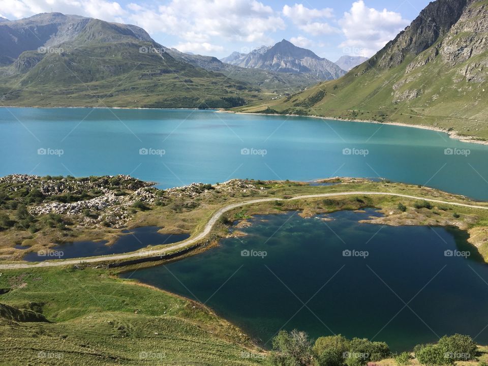 Mont-Cenis lake - Alps 