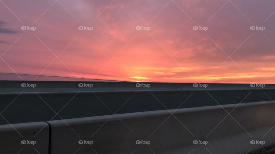 Sunset from the Skyway Bridge