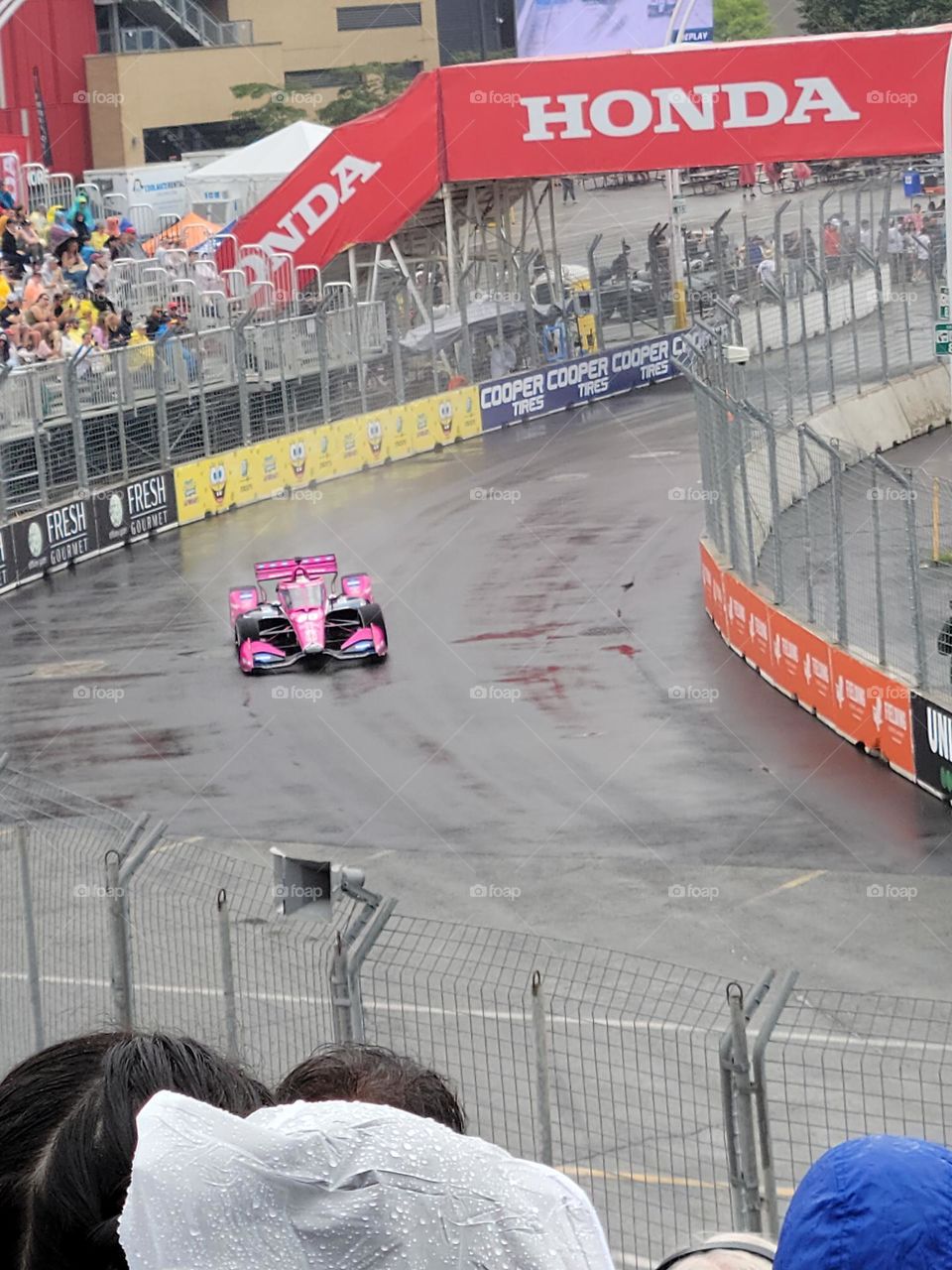 Qualifying for Pole Placement Honda Indy Toronto