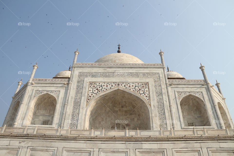 Taj Mahal exterior building, Agra, Uttar Pradesh, India