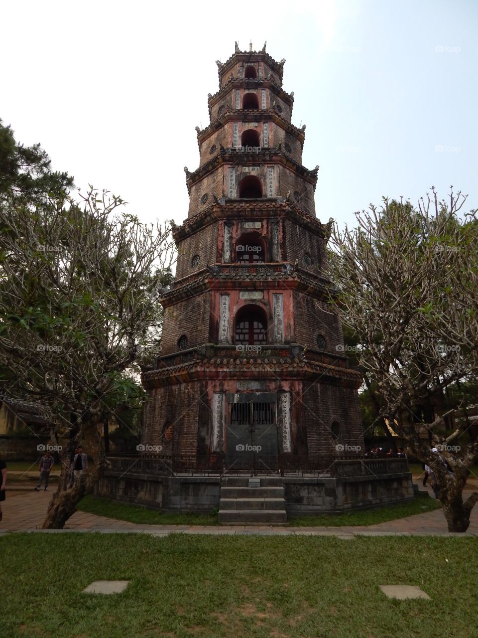 The pagoda in Hue, Vietnam 