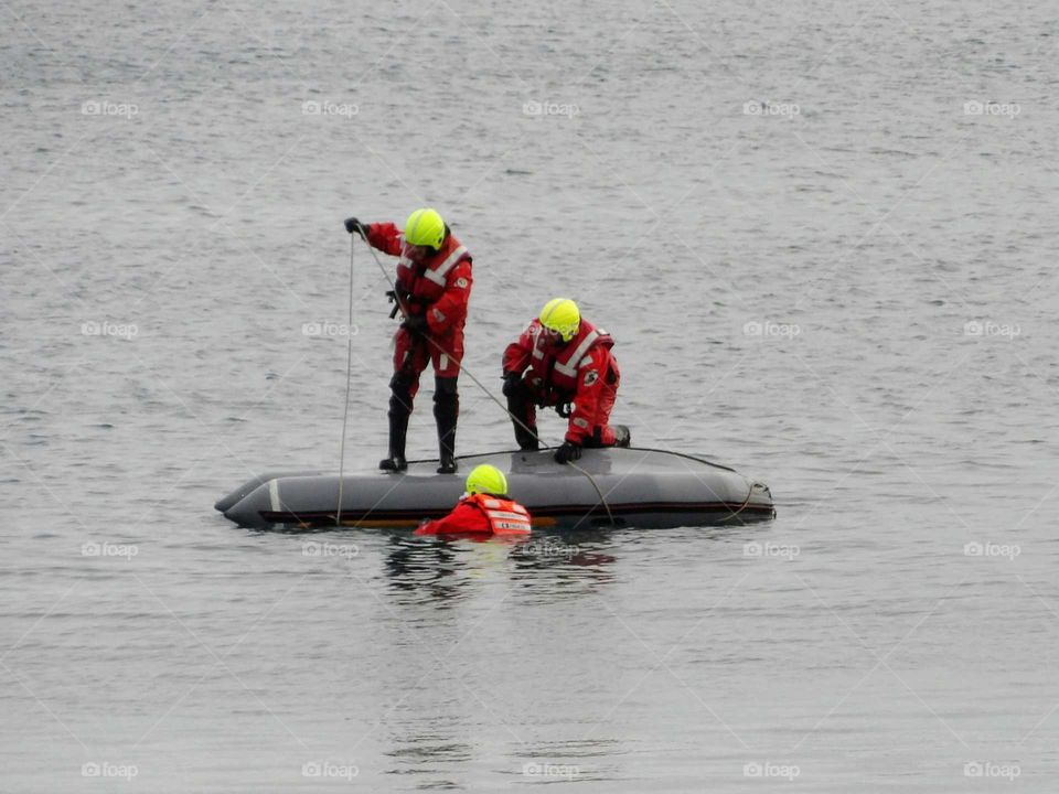 Rescue practice