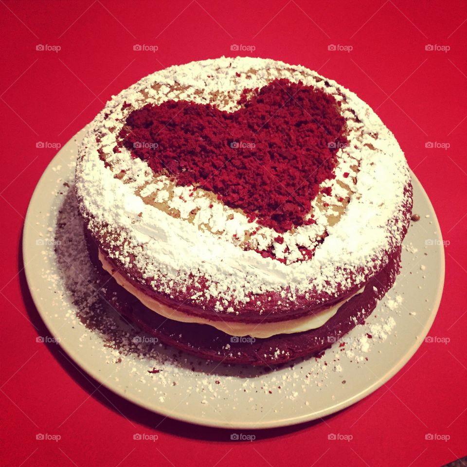Love to Bake in the Morning. Love Red Velvet cream cheese