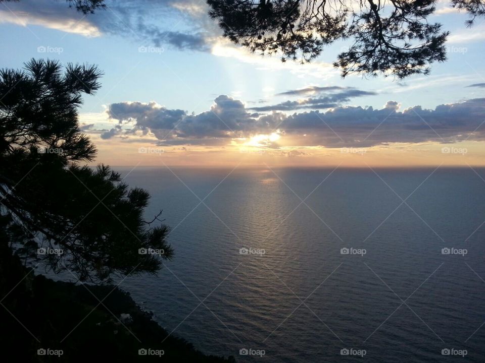 Sunset in Mallorca.
