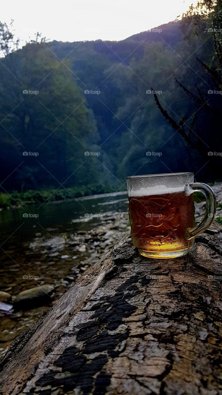 cold beer from the mountain