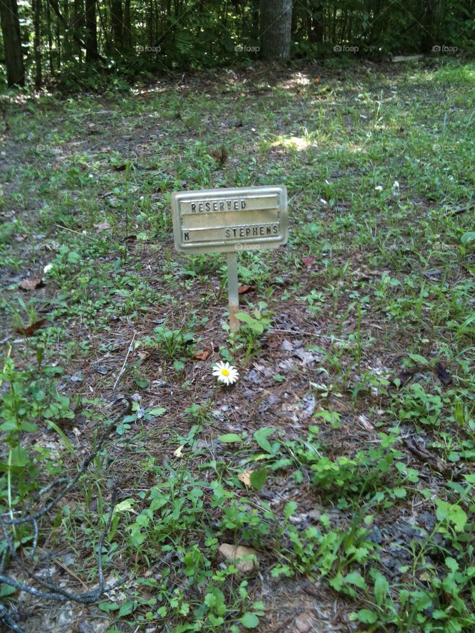 Reserved resting place