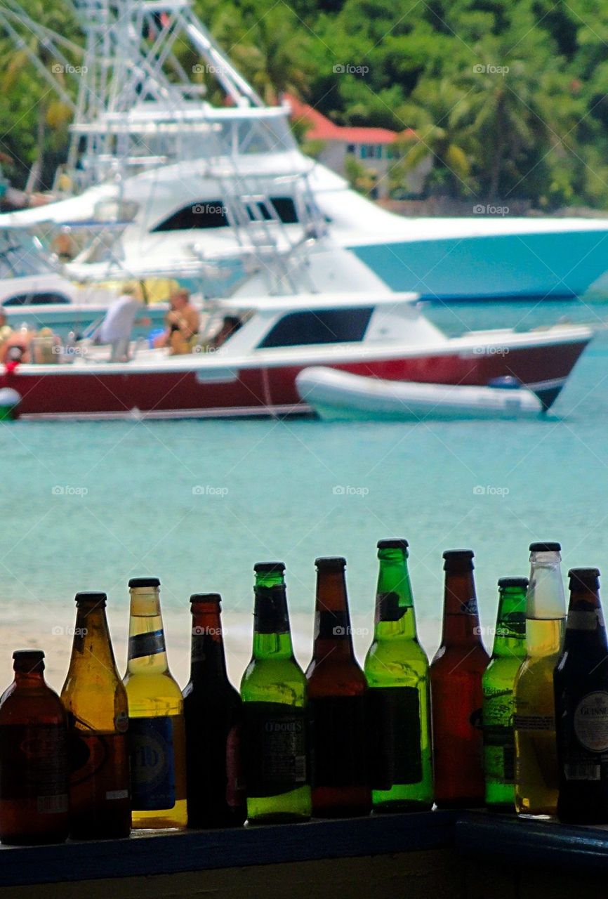 View from the beach bar