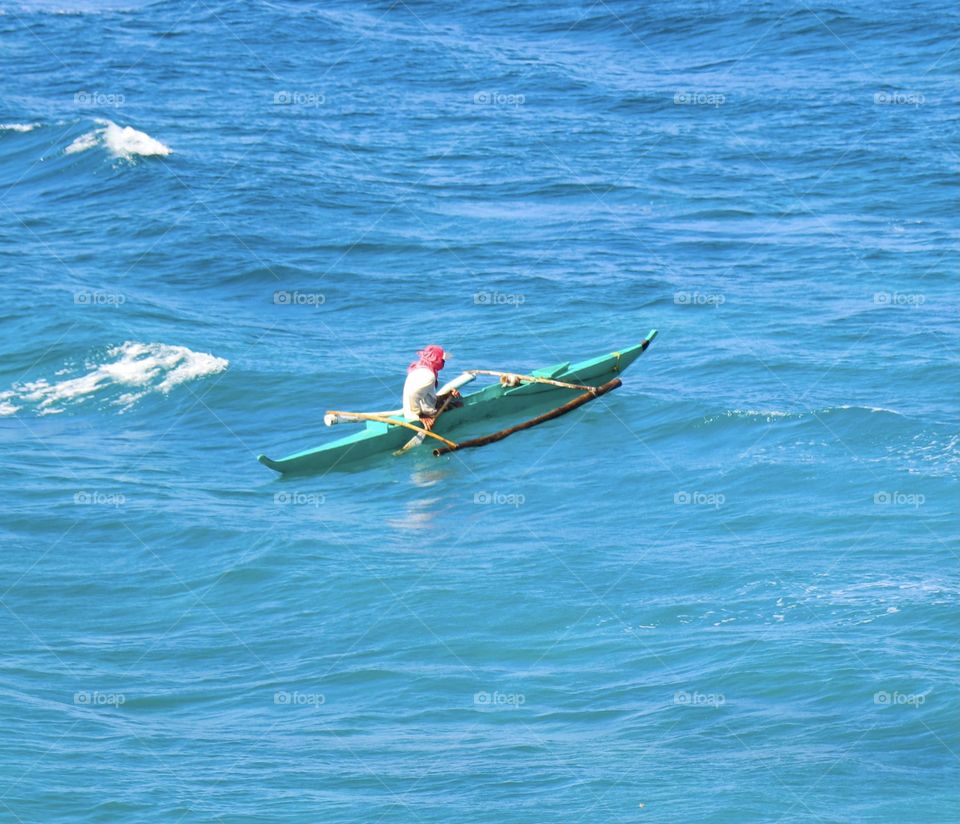 Fisherman in the philippines