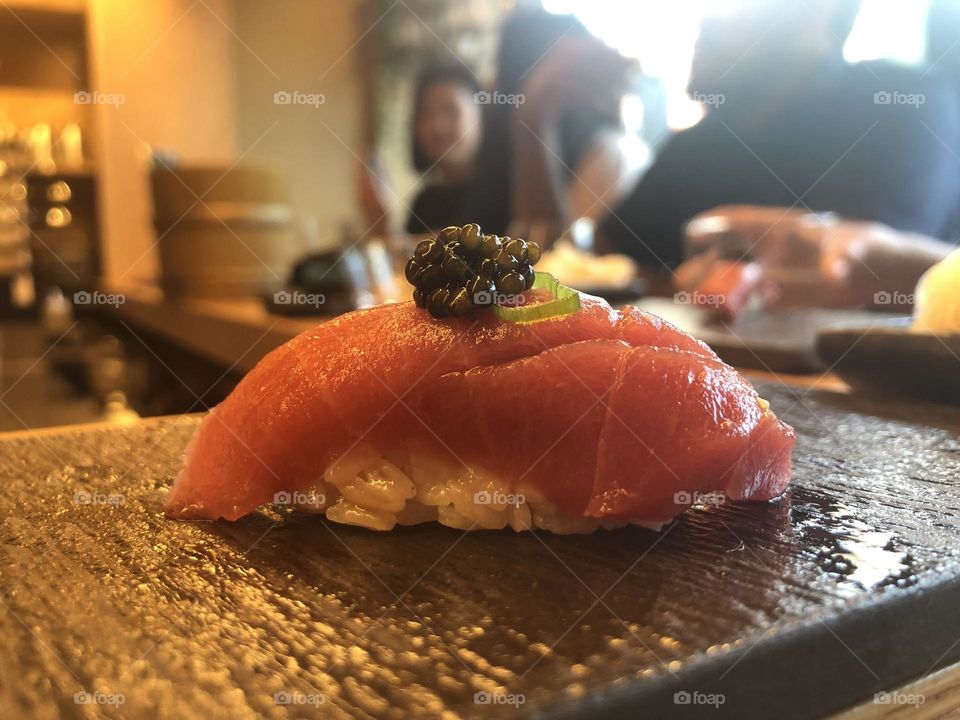 Omakase sushi dinner