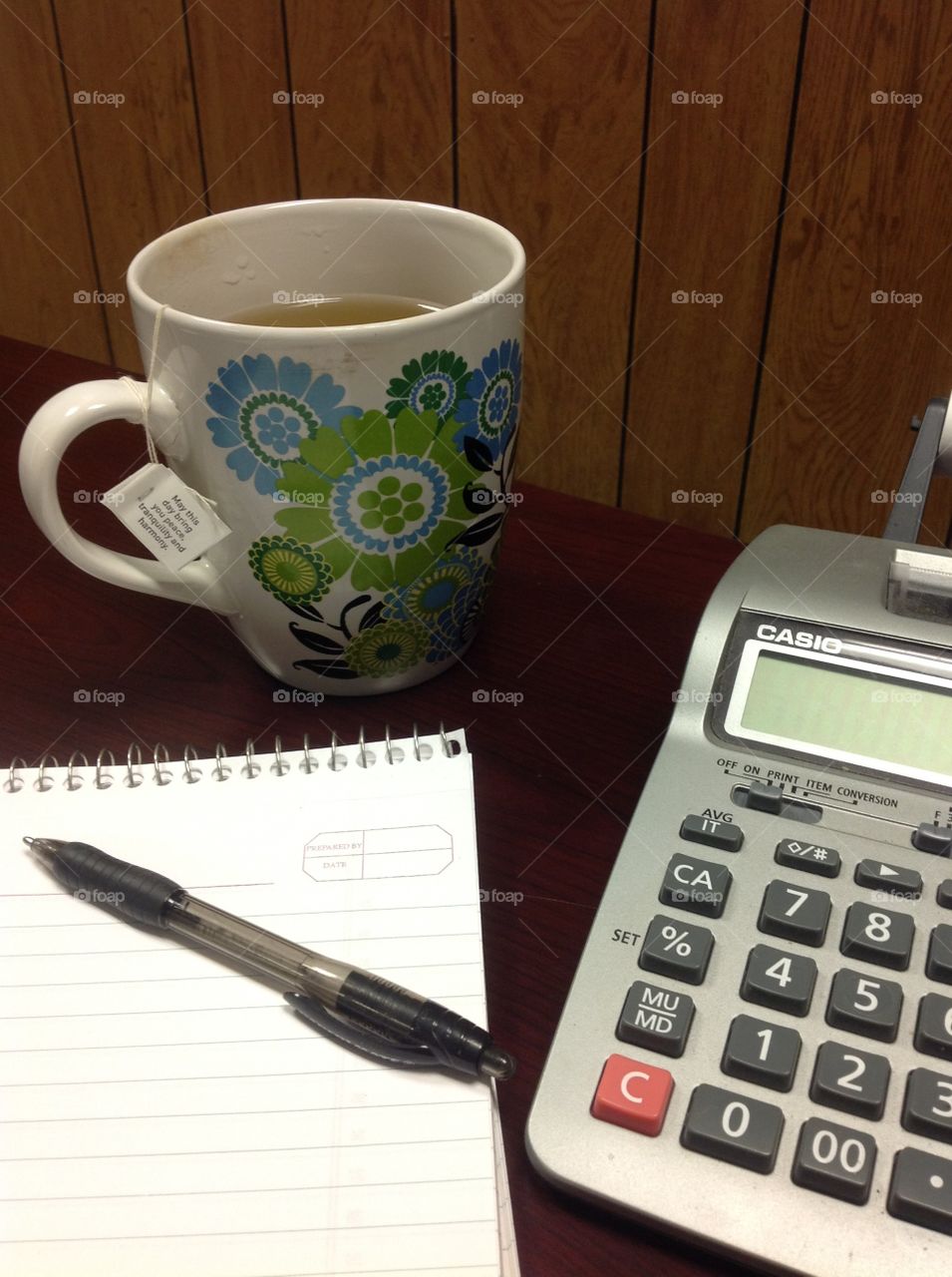 Time to crunch the numbers with green tea