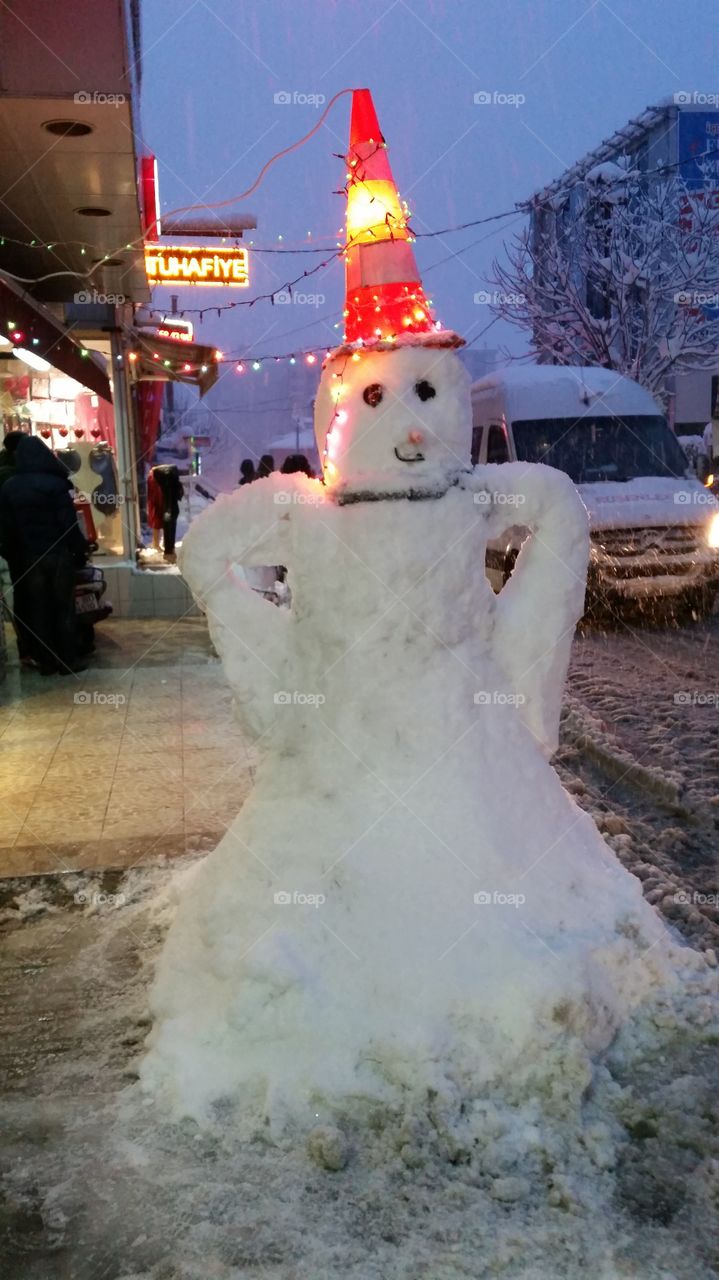 snowman from Turkey