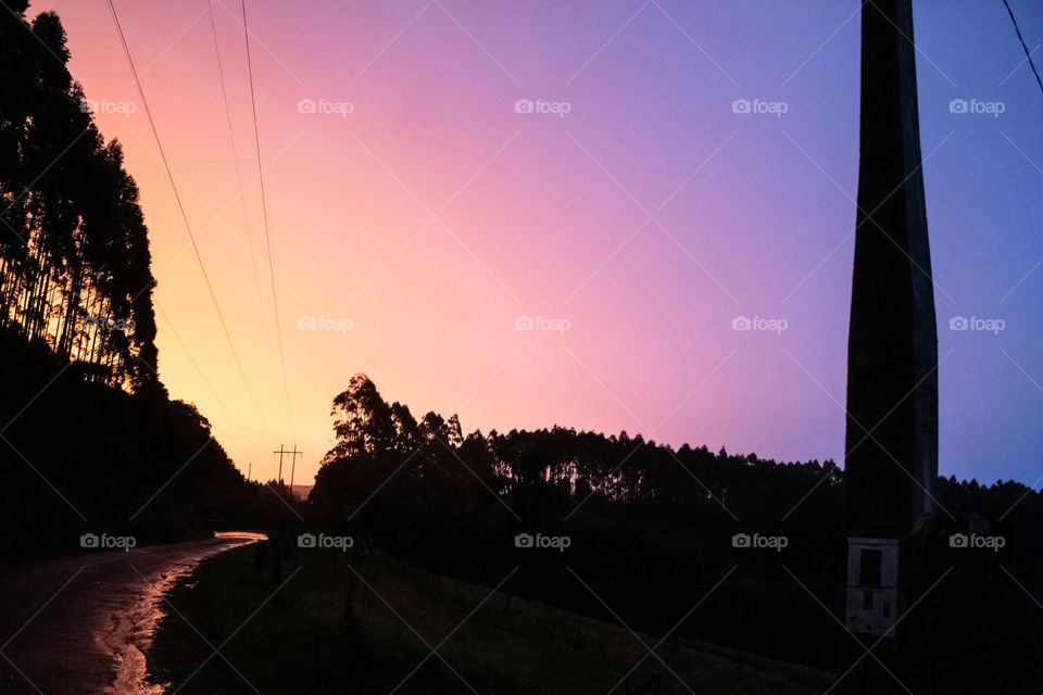 Amazing light show in the sky