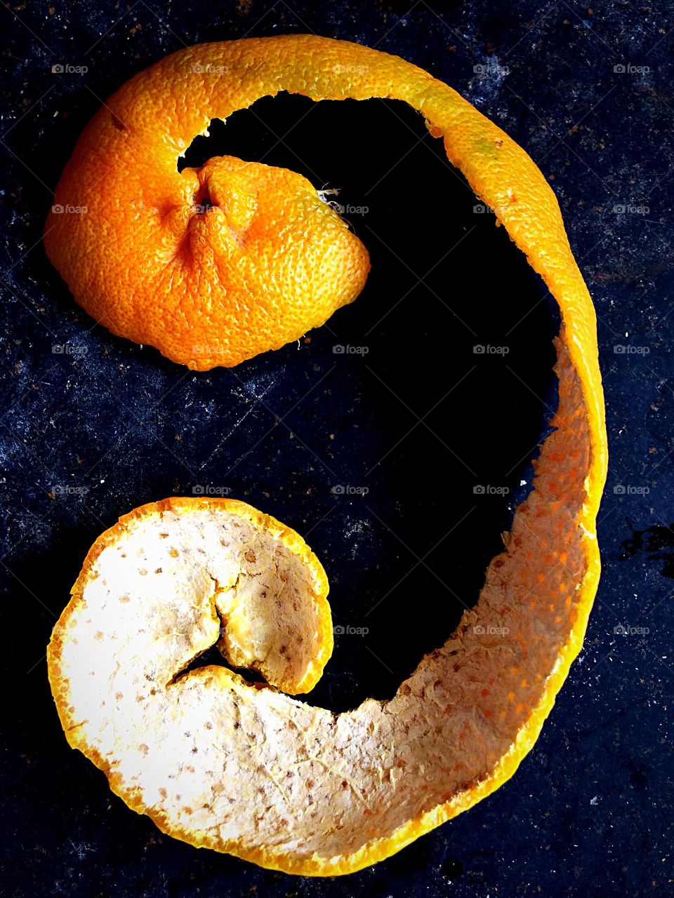 orange layers minimalistic art photography 