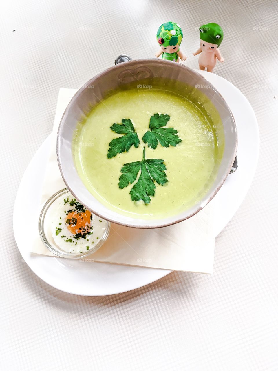 green pea soup