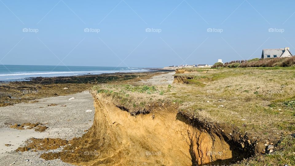 The coasts of Brittany, France 
