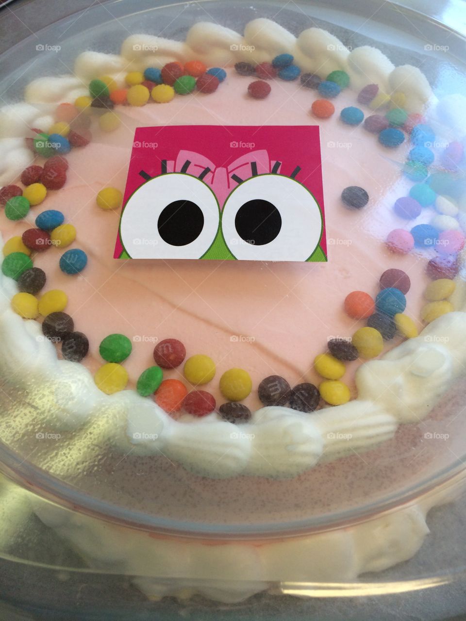 M&m cake