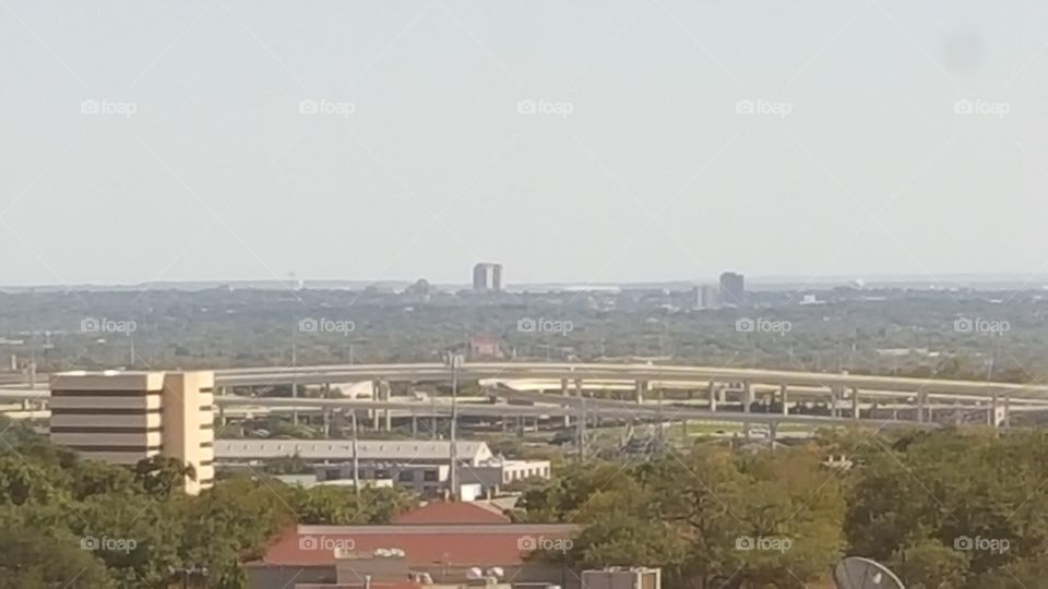 Horizon over Texas.. San Antonio Texas.