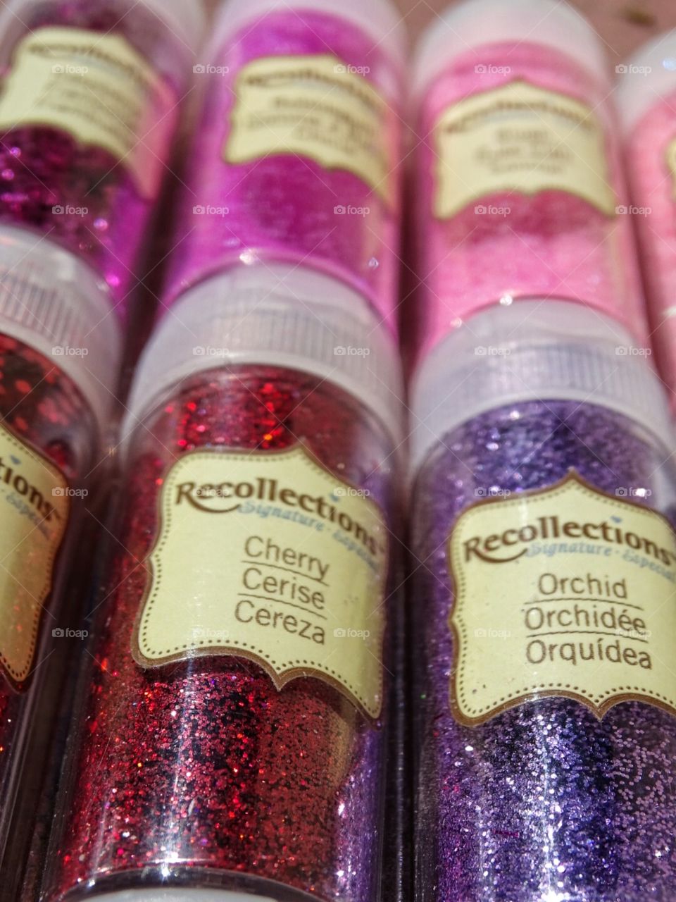 Recollections multicolored glitters