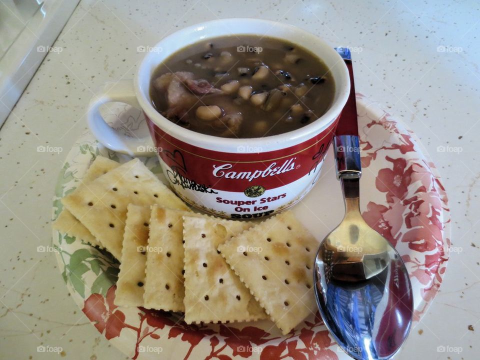 Comfort Food. Black eyed peas for New Year's Day!