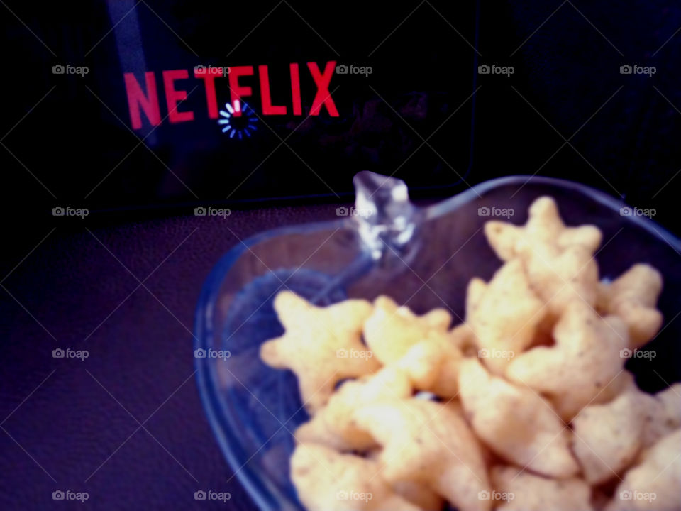 Having something to eat is great for watching Netflix