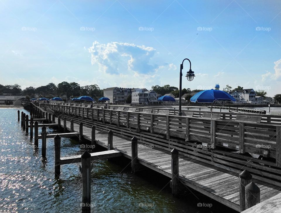 North Beach Maryland pier