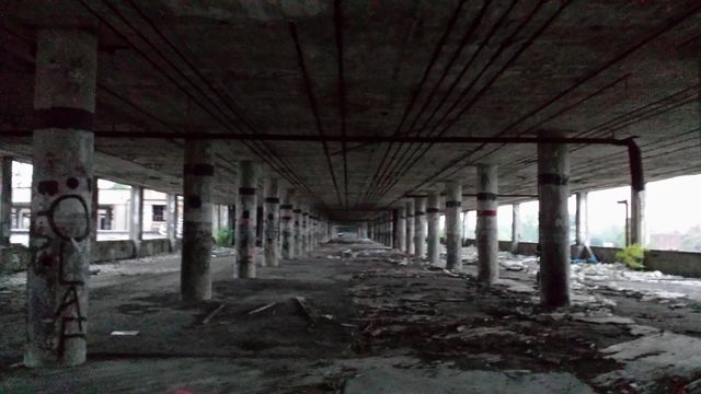 abandoned. Packard plant