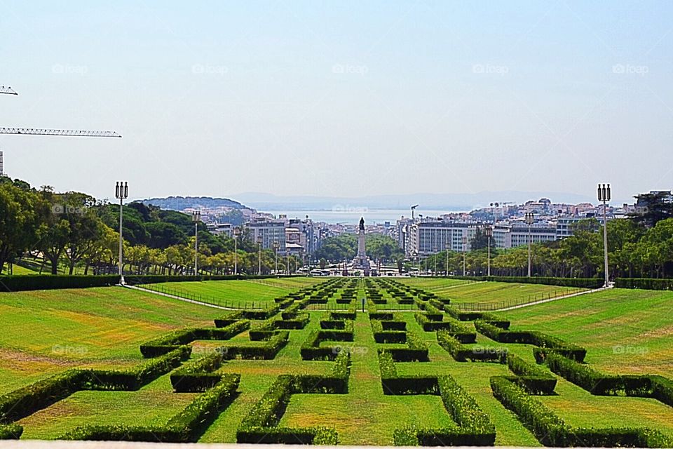 Parque Eduardo VII Park in Portugal 

