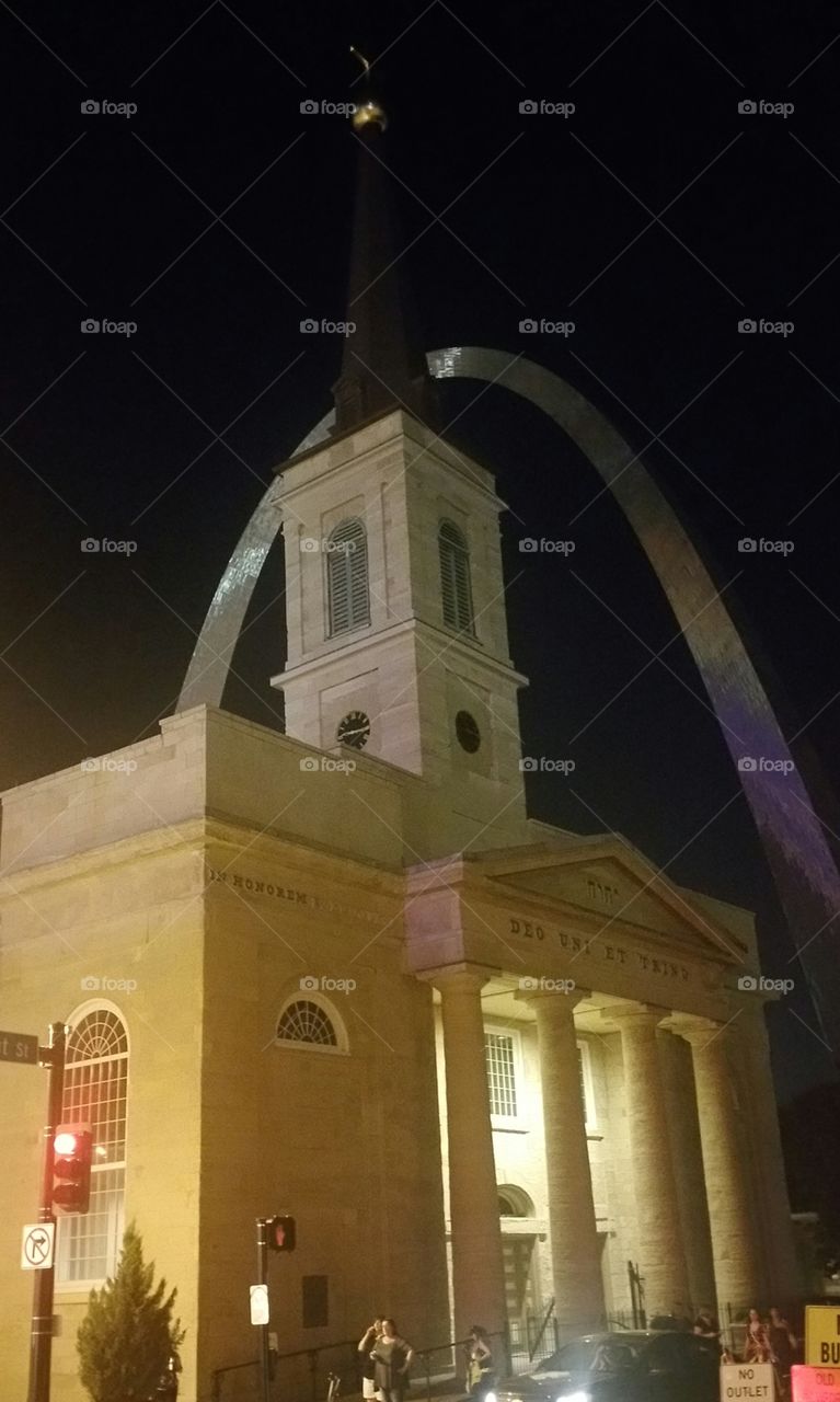 St.Louis at night