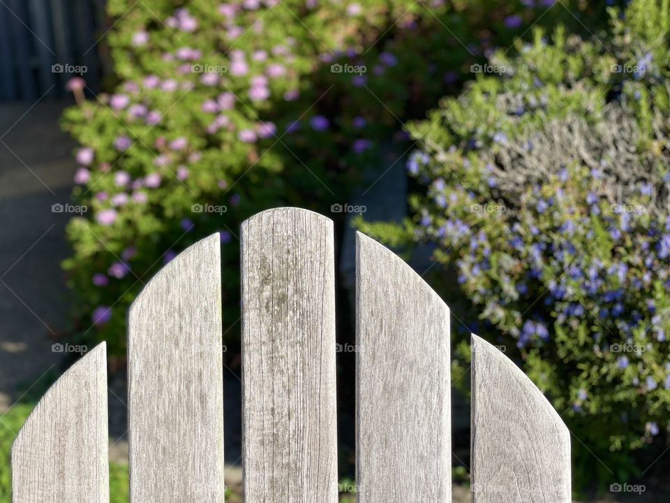 Coastal wood chair