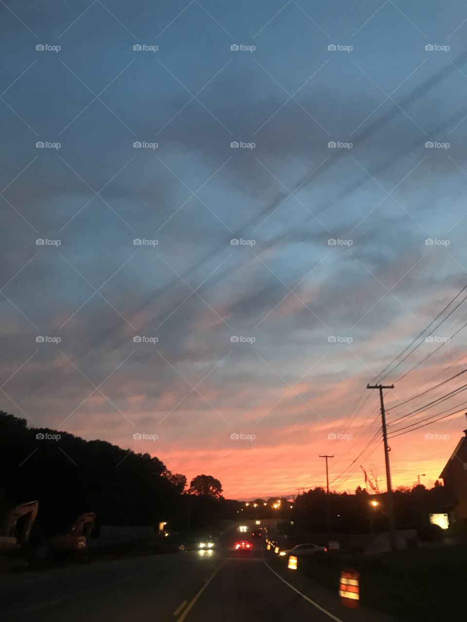 Sunset, Landscape, Sky, Dawn, Dusk
