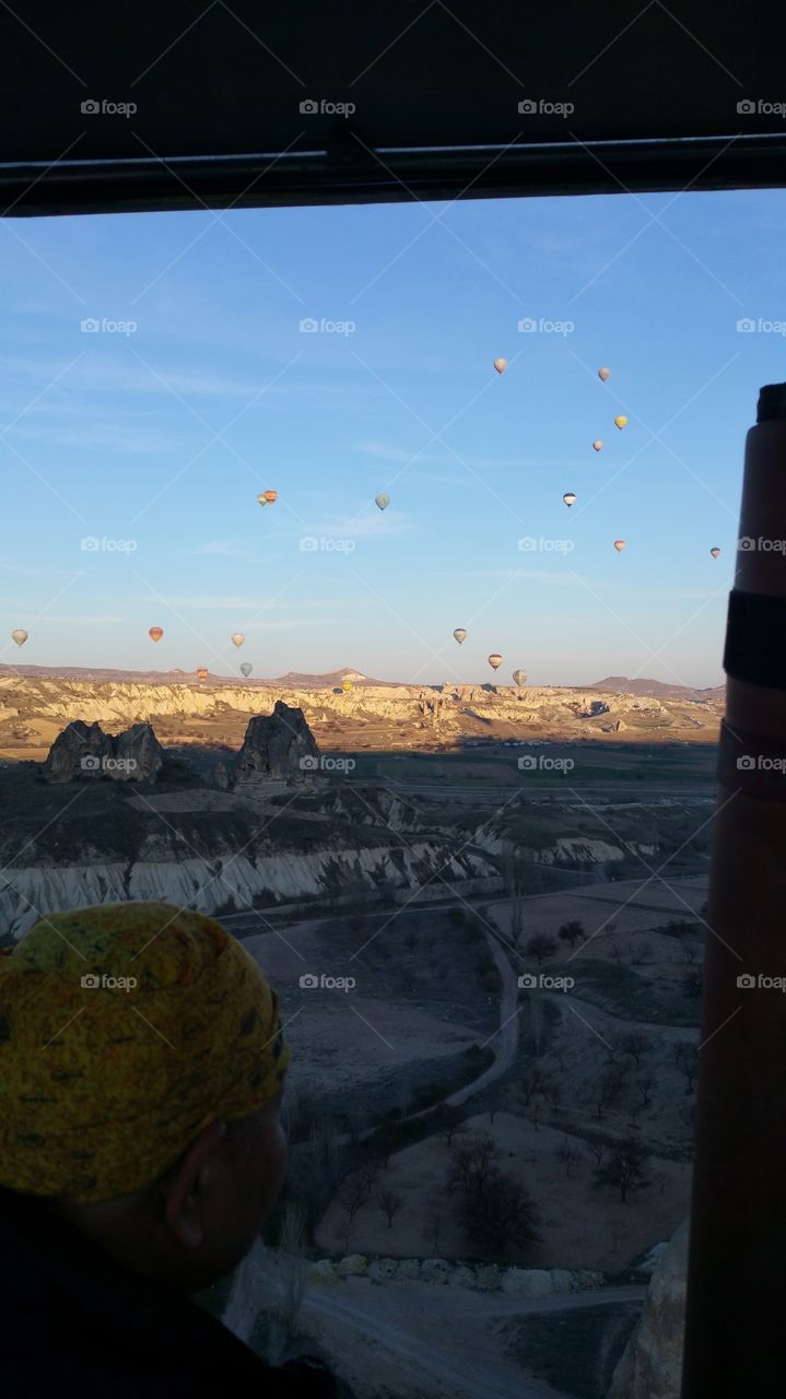 View from a balloon
