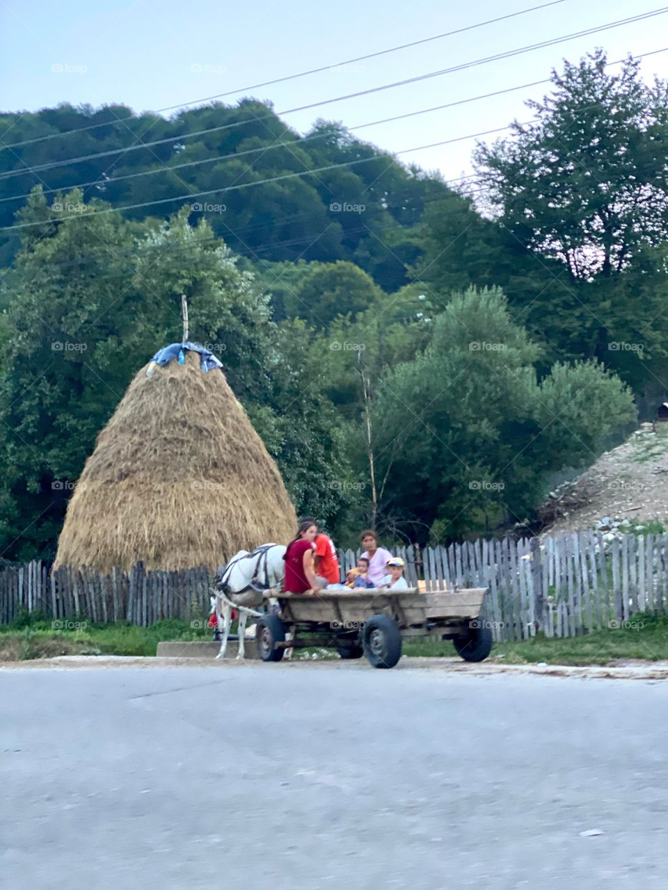 Fresh air and just the sound of horse’s feet! 