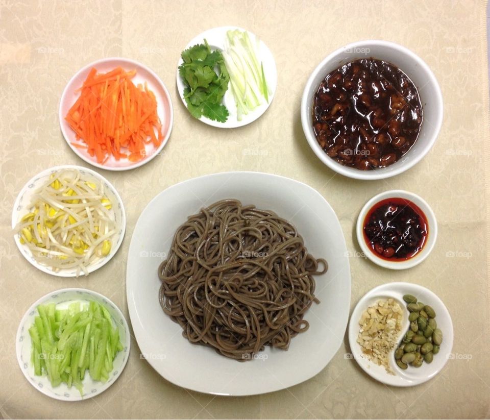 Beijing zhajiang noodle — made by myself 