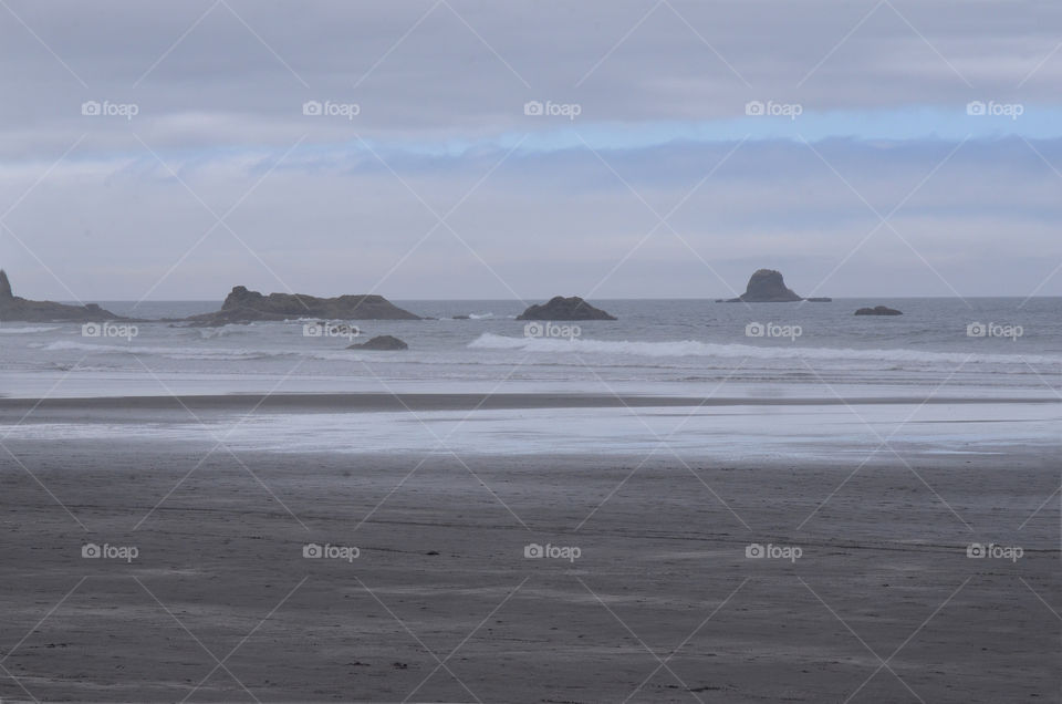 Ruby beach in Washington state.
