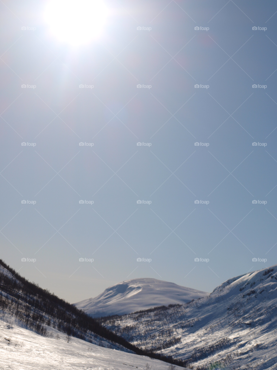 snow winter norway blue by hslysne