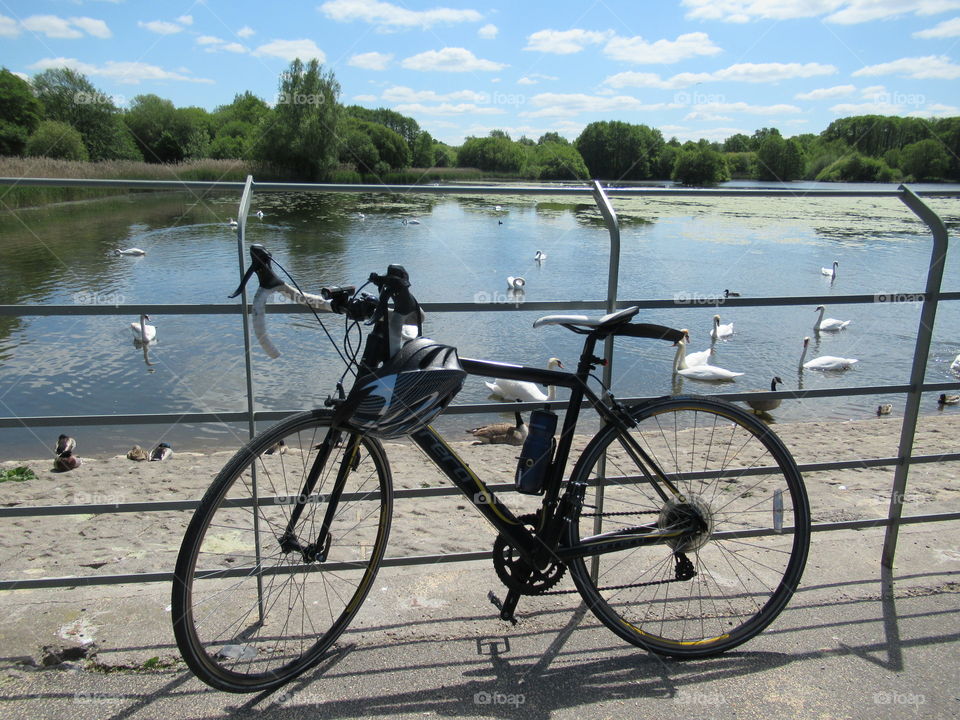 scenic view across the lake