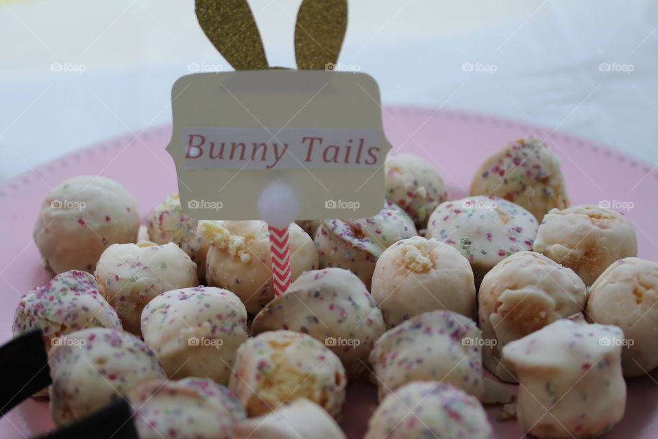 birthday treats, bunny tails