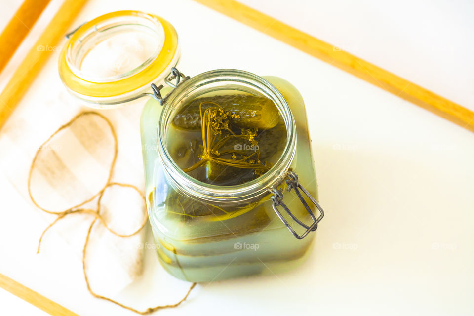 homemade pickles 🥒